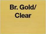 Br. Gold/Clear swatch
