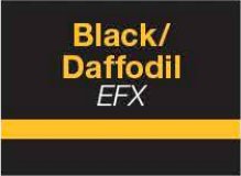 Black/Daffodil EFX swatch