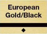European Gold/Black swatch