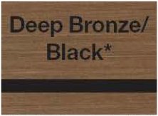 Rowmark LaserMax Deep Bronze/Black swatch