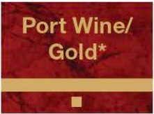 Rowmark LaserMax Port Wine/Gold swatch