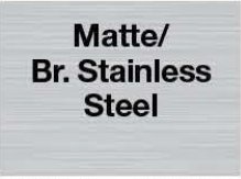 Matte/Br. Stainless Steel swatch