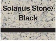 Rowmark The Naturals Solarius Stone/Black textured swatch